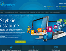 Tablet Screenshot of kamdex.pl